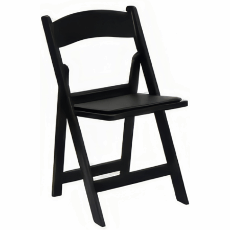 Black Frame - Black Padded Seat